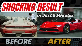 Abandoned Ferrari Car Transformation MUST WATCH [upl. by Ssew]