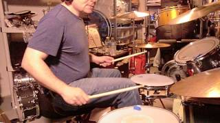 BONHAM TRIPLETS FOR DRUMSET  A STRONG LEFT HAND LEAD [upl. by Notrab]