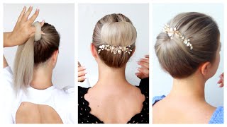 12 Easy Hairstyles in less than a minute [upl. by Nnaeoj]