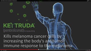 About Melanoma Cancer Drug Keytruda  Pembrolizumab [upl. by Rydder744]