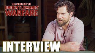 Henry Cavill The Ministry Of Ungentlemanly Warfare Interview [upl. by Marwin561]