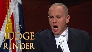 Interrupting Defendant Infuriates Judge Rinder  Judge Rinder [upl. by Eelrefinnej]