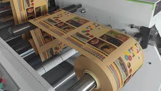 Label printing machine with servo motor [upl. by Nrek]