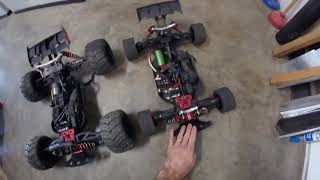 Arrma Typhon 6s quotTruggified vs Hybrid Outcast Setup Explainedquot street style rip [upl. by Lirbij119]