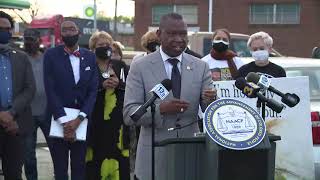 NAACP News Conference on Traffic Stop and Pepperspraying of Army Lieutenant in Windsor Virginia [upl. by Eded821]