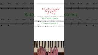 Jazz Reharmonisation piano jazzmusic pianotutorial [upl. by Wes439]