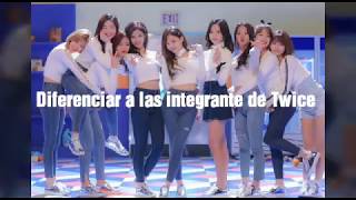 APRENDE A DIFERENCIAR A LAS INTEGRANTES DE TWICE [upl. by Casavant]