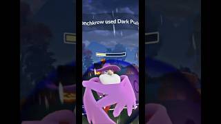 My Dark Honchkrow is a grim reaper in the Ultra league Cup pokemon games pokemongo pogo video [upl. by Burtis]