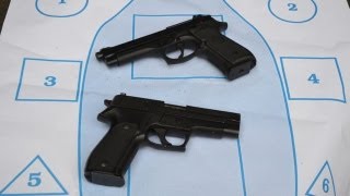 Beretta M9 vs SIG 226 [upl. by Nadnarb]