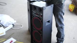 unboxing SPB 210 PA ACTIVE SPEAKERSET 2H 10 1200W [upl. by Sinaj]