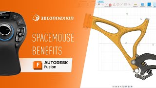 Fusion x 3Dconnexion  SpaceMouse benefits and features [upl. by Nospmas354]