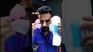 Menstrual Cup 🍶 vs Pad experiment science ashusir love girl new shorts trending [upl. by Ealasaid]