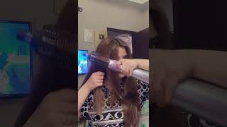 Trying to creat blow dryer look🥹♥️ rabeecakhan funny youtube trending [upl. by Tosch]