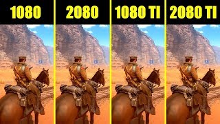 Battlefield 1 RTX 2080 TI Vs RTX 2080 Vs GTX 1080 TI Vs GTX 1080 Frame Rate Comparison [upl. by Eiramac]