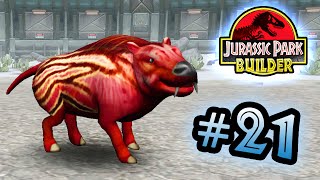 Jurassic Park Builder GLACIER Tournament Part 21 Entelodon HD [upl. by Laws989]