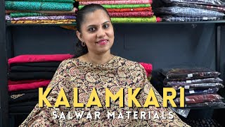 Kalamkari Cotton Salwar Materials [upl. by Hercules]