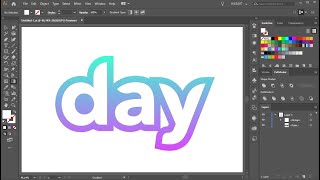 How to Outline Text in Adobe Illustrator [upl. by Atterual]