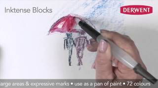 Inktense Blocks Speed Drawing [upl. by Hildick629]