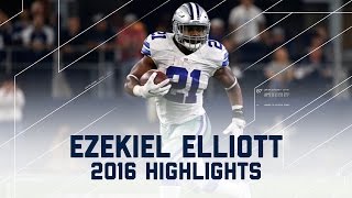 Ezekiel Elliotts RecordBreaking First 10 Games 2016 Highlights  NFL [upl. by Aruasi]