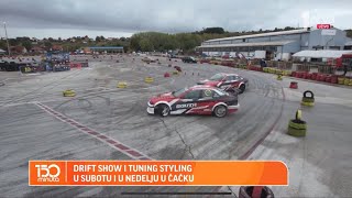 Prva TV  Sve je spremno za Drift spektakl u Čačku [upl. by Sihun]