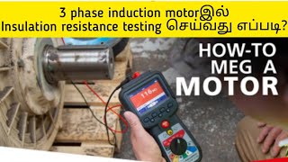 INSULATION RESISTANCEIR TESTING FOR 3PHASE INDUCTION MOTOR EXPLANATION [upl. by Akehsat]