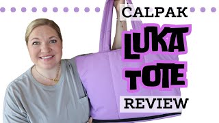 Calpak Luka Expandable Tote Bag Review [upl. by Mccormick98]