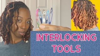 Best Interlocking Tools  Tips and Tricks for Interlocking Traditional Locs [upl. by Dnalevets382]