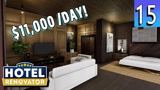 11000DAY FOR THE FINISHED PENTHOUSE  HOTEL RENOVATOR 2024 [upl. by Aseena465]