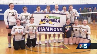 Lake Placid high school volleyball wins second sectional title in three years [upl. by Starks]