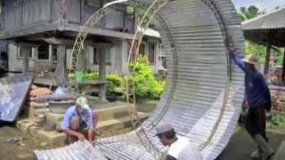 Tank Building Process for Clean Drinking Water in Indonesia [upl. by Eelyr275]