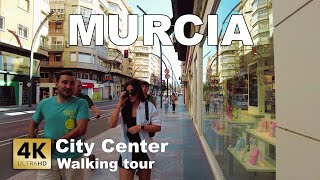 Murcia Spain  Walking tour 4k 60 fps [upl. by Aisercal122]