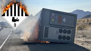 Disaster on I15 Lithiumion Batteries Cause Major Delays [upl. by Eno]