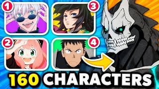 GUESS THE ANIME BY ITS CHARACTERS Hard  Super Easy 🕹️ [upl. by Erreit]