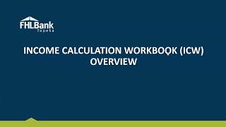 2024 Income Calculation Workbook  General Overview and Household Summary [upl. by Yenettirb]