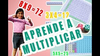 ACTIVIDADES PARA APRENDER LAS TABLAS DE MULTIPLICAR [upl. by Dugald]