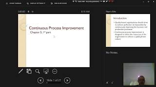 TQM Continuous Improvement Ch 5 Part 1 [upl. by Haroldson376]