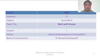 Historical development of social group work [upl. by Mcgregor]