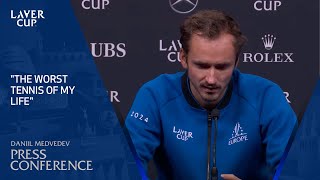 Daniil Medvedev Press Conference  Laver Cup 2024 Match 10 [upl. by Sellma]