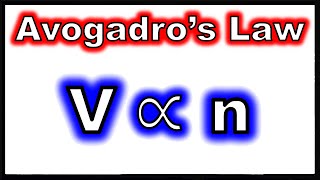 Avogadros Law  Volume and Moles [upl. by Huan386]