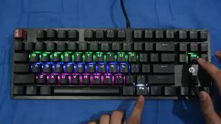 tutorial setting self design keyboard mechanical gaming hp GK200 [upl. by Maurizia353]