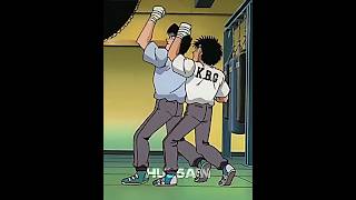 IPPO DANCING 😮‍💨🥊  hajimenoippo ippo ippomakunouchi takamura boxing anime animeedit [upl. by Azrim]