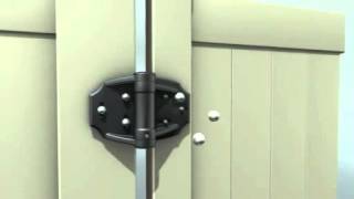 TruClose Heavy Duty MultiAdjust Gate Hinge Installation Video [upl. by Nomis]