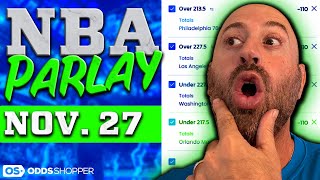 Best NBA Parlays Picks amp Predictions Today 112722  NBA Parlay of the Day [upl. by Eilujna]