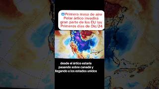 🥶Masa de aire polar ártico en camino Oklahoma Florida  Texas  Kansas y Chicago Mucho Frío 🥶 [upl. by Roseann]