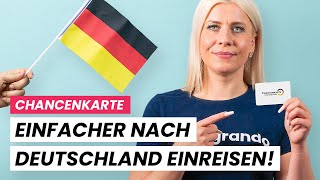 Chancenkarte Schneller und einfacher nach Deutschland einreisen [upl. by Nivlag50]