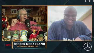 Booger McFarland on the Dan Patrick Show Full Interview  12624 [upl. by Currie842]