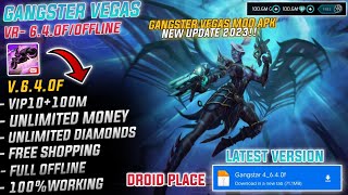 🔥 Gangster Vegas Mod Apk 640f Highly Compressed  Unlimited Money Diamonds Vip 10 Working 100 [upl. by Refinej]