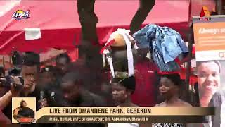 OTUMFUO TOGETHER WITH ASANTEMAN STORMS THE FINAL FUNERAL RITES OF DAASEBRE DR AMANKONA DIAWUO II [upl. by Consuelo]