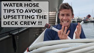 DONT UPSET YOUR SUPERYACHT DECK CREW  How To Store A Water Hose The Right Way [upl. by Eveline]