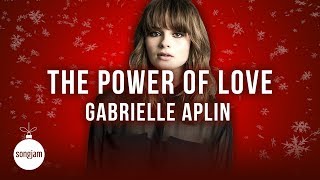 Gabrielle Aplin  The Power Of Love Official Karaoke Instrumental  SongJam [upl. by Nalani]